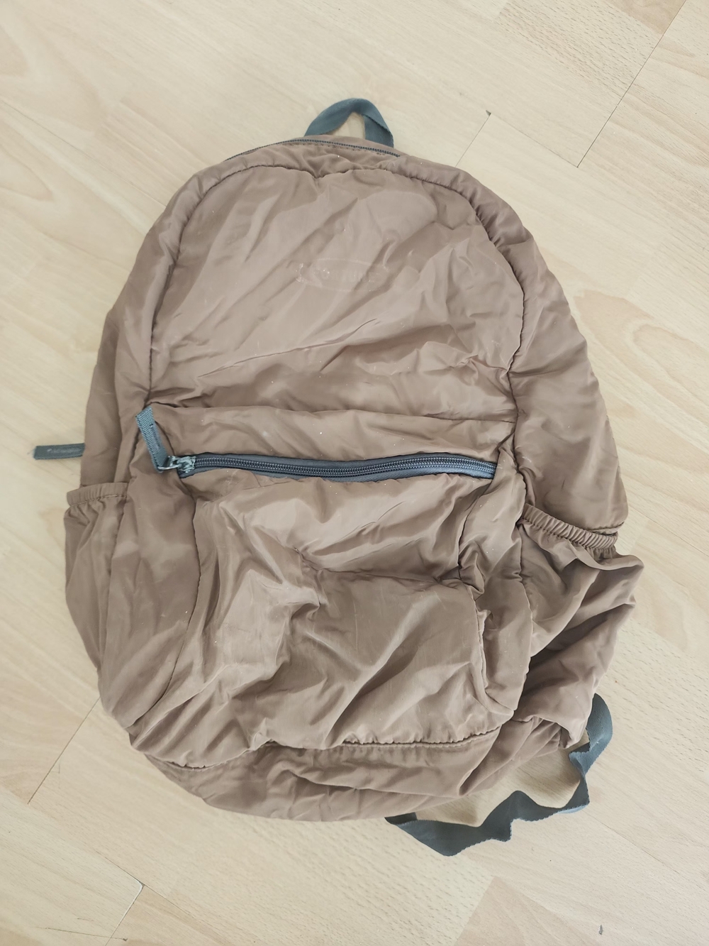Brown Foldable Backpack - Fortune